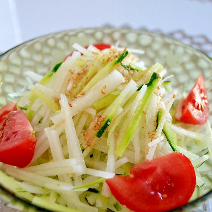 酢生姜の胡麻ドレ大根サラダ レシピ 作り方 By はい 山田です 楽天レシピ 酢生姜の胡麻ドレ大根サラダ レシピ 作り方 By はい 山田です 楽天レシピ